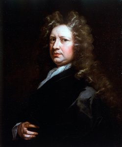 Portrett av Thomas Betterton (1635-1710), skuespiller, maleri av Godfrey Kneller (1646-1723), olje på lerret av Godfrey Kneller