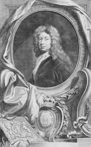 Portrett av Thomas Marquis av Wharton (1648-1715), gravert av Jacob Houbraken (1698-1780), utgitt av P. Knanton, 1744 av Godfrey Kneller