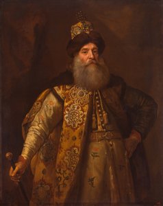 Portrett av ambassadøren Pyotr Ivanovich Potyomkin 1617-1700, 1682 av Godfrey Kneller