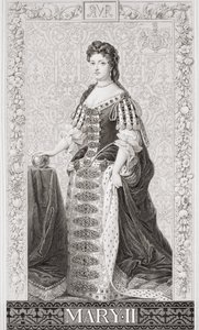 Queen Mary II (1662-94) fra `Illustrasjoner av engelsk og skotsk historie
