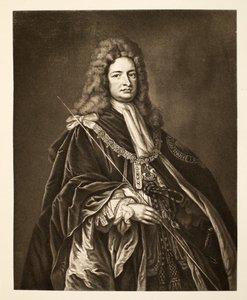 Robert Harley, Earl of Oxford, pub. 1902 (kollotype) av Godfrey Kneller