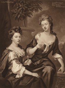 Sarah hertuginne av Marlborough og Lady Fitzharding av Godfrey Kneller