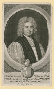 The Right Reverend Father in God, Francis Lord Bishop of Rochester og Dean of Westminster av Godfrey Kneller