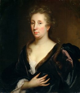 Portrett av kunstneren Rachel Ruysch av Godfried Schalcken