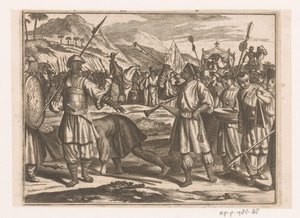 Mottak av Vasco da Gama på Samorine av Gonsales Appelmans