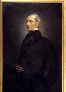Portrett av Alphonse de Lamartine (1790 -1869) poet og politiker. Maleri av Gonzague Privat (1843 -?) av Gonzague Privat