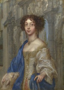 Portrett av en kvinne som Saint Agnes, ca. 1680.