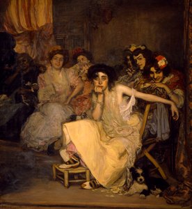 Slave, av Gonzalo Bilbao Martinez (1860-1938), olje på lerret