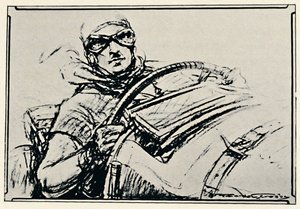 Minnepanelet til Sir Henry Birkin i Brooklands, 1937 av Gordon Crosby