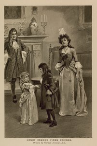 Illustrasjon for The History of Henry Esmond av Thackeray (litho)