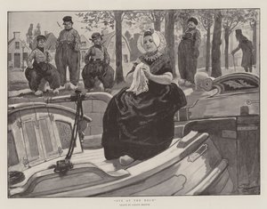 Eva ved roret av Gordon Frederick Browne