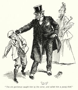 Illustrasjon for The Story of the Treasure Seekers av E Nesbit (litho) av Gordon Frederick Browne