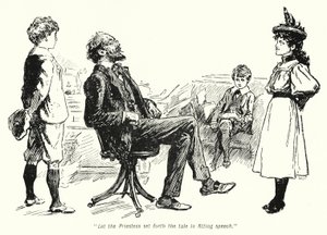 Illustrasjon for The Story of the Treasure Seekers av E Nesbit (litho) av Gordon Frederick Browne