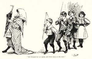 Illustrasjon for The Story of the Treasure Seekers av E Nesbit (litho) av Gordon Frederick Browne