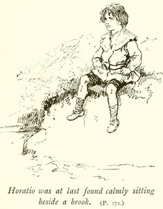 Nelson som gutt av Gordon Frederick Browne