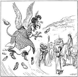 Hun ble en bærer-griffin, 1906 av Gordon Frederick Browne