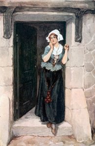Det vanemessige uttrykket av ansiktet hennes var en søt ettertenksomhet av Gordon Frederick Browne