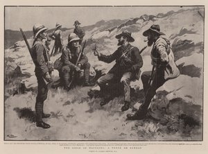 Beleiringen av Mafeking, en våpenhvile på søndag