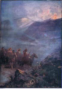 The War path of the Doones, fra Lorna Doone pub.by W & R Chambers Ltd, 1921 av Gordon Frederick Browne