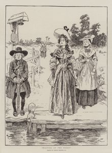 Venter på fergen av Gordon Frederick Browne