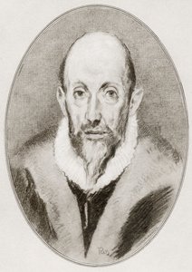 Domenikos Theotokopoulos, El Greco, fra Living Biography of Great Painters. av Gordon Ross