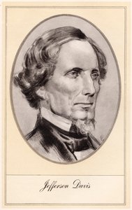 Jefferson Davis , amerikansk soldat og politiker, tidlig på 1900-tallet av Gordon Ross