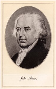 John Adams, andre president i USA, tidlig på 1900-tallet. av Gordon Ross
