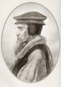John Calvin, født Jehan Cauvin, fra Living Biography of Religious Leaders av Gordon Ross