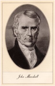 John Marshall , amerikansk statsmann og jurist, tidlig på 1900-tallet.