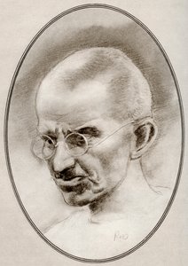 Mohandas Karamchand Gandhi, fra Living Biography of Religious Leaders av Gordon Ross