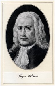Roger Williams, anglo-amerikansk teolog, tidlig på 1900-tallet. av Gordon Ross