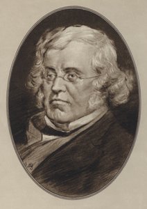 William Makepeace Thackeray (litho) av Gordon Ross