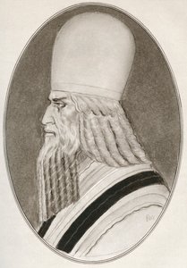 Zoroaster, aka Zarathustra, Zarathushtra Spitama eller Ashu Zarathushtra, fra Levende biografier om religiøse ledere
