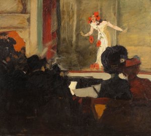 Music-Hall Scene, ca. 1900 av Gosta von Hennigs