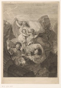 Allegorisk fremstilling av familie av Gottfried Arnold Lehman