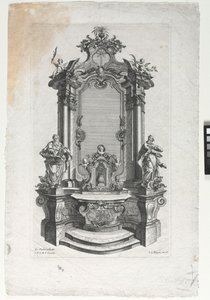 Modell for alter for treskjærere.