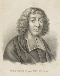 Portrett av Baruch Spinoza, ca. 1830-1840. av Gottfried Küstner