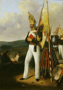 Grenader fra Pavlovsky Lifeguards Regiment, 1840-tallet