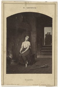 Fotoreproduksjon av et maleri av Askepott av Eugène Joseph Lejeune Cendrillon (tittel på objekt) av Goupil and Cie.