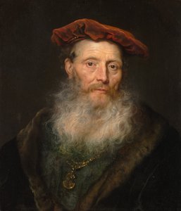 Skjegget mann med fløyelshette, 1645.