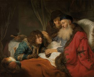 Isak velsigner Jakob. Rundt 1638