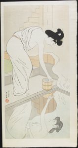 Kvinne ved Hot Springs, etter 1929