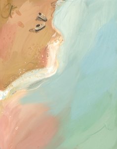 Beach, 2013 (olje på papir)
