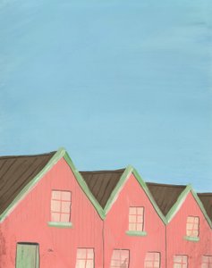 House, 2013 (olje på papir)