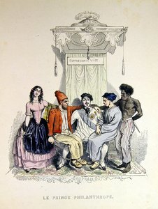 "Den filantropiske prinsen" av Grandville