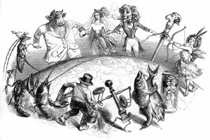 Illustrasjon til romanen #39;Un Autre Monde#39; av Henri Fournier
