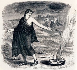 Jupiter og passasjeren - Fabler av La Fontaine av Grandville