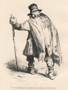 Tigger. Miniatyrbilder illustrert av JJ Granville. Gravering signert Caque i delen "Story of a Hare" skrevet av PJ Stahl i "Scener fra dyrenes private og offentlige liv". Paris, J. Hetzel og Paulin av Grandville