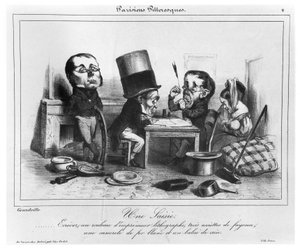 Et anfall, ca. 1840 av Grandville