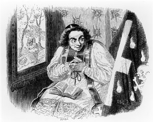 The Priest and the Corpse, illustrasjon for 